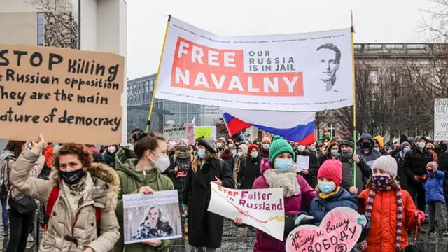 Протесты в Берлине