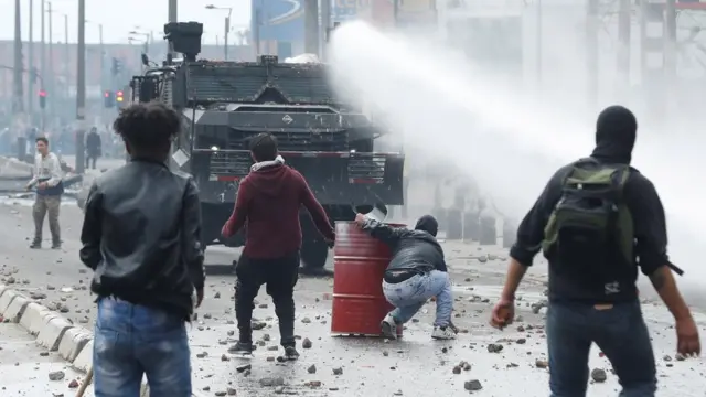 Protesto na Colômbia