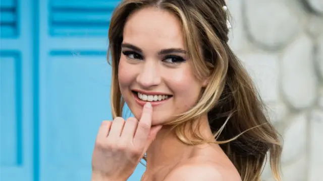 الممثلة ليلي جيمس بطلة الفيلم