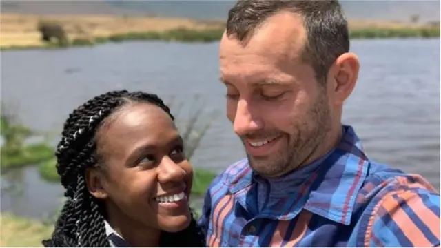 Kenesha Antoine and Steven Weber for holiday wen the accident happen