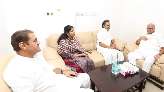 प्रफुल्ल पटेल, कनिमोळी, स्टॅलिन आणि शरद पवार