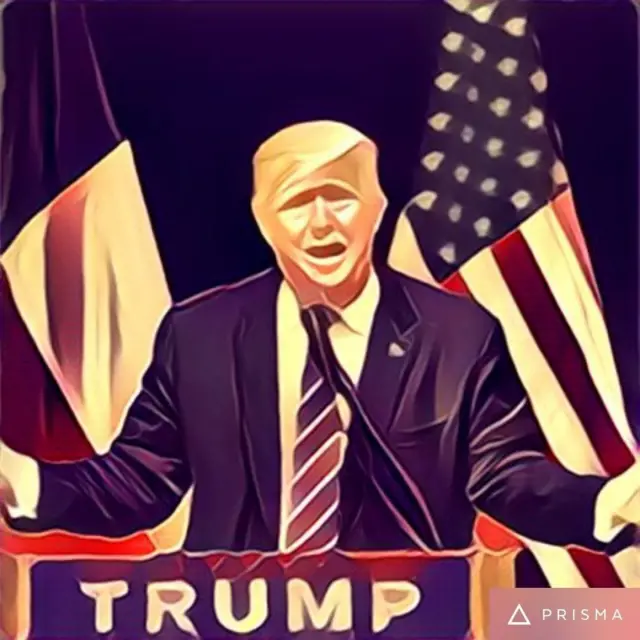 Misma foto con un filtro de Prisma