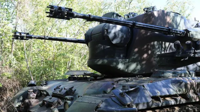 Німецька зенітна самохідна артилерійська установка Gepard Німецька зенітна самохідна артилерійська установка Gepard