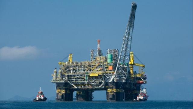 Plataforma da Petrobras