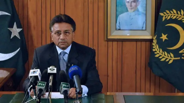 Gen Musharraf resigned from office in 2008