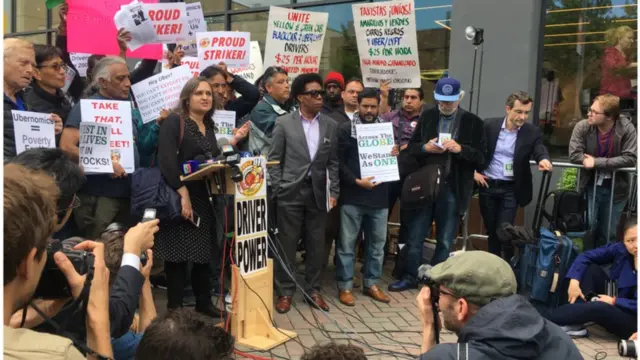 Protest Uber vozača u Njujorku, maj 2019.