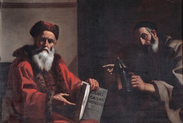 "Diógenes y Platón", de Mattia Preti (1649).