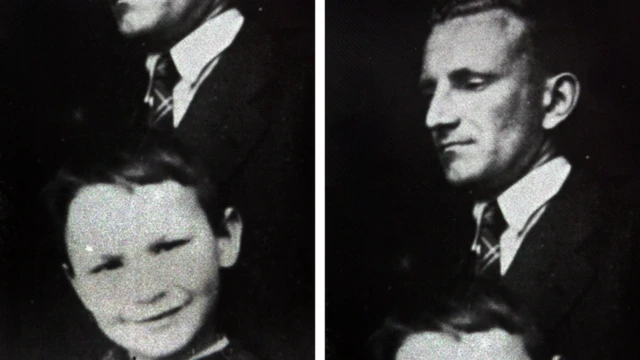 Портрети Романа Шухевича та Юрія Шухевича у дитинстві