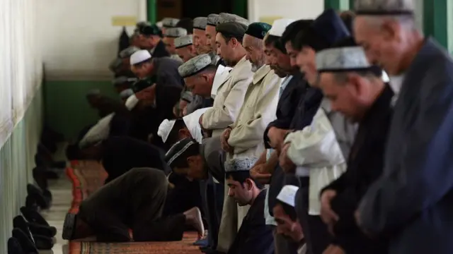 वीग़र मुस्लिम समुदाय के लोग