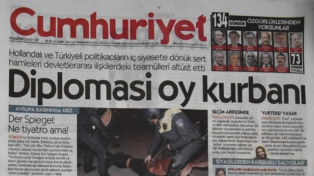 يومية جمهوريت أعرق صحيفة تركية ذات توجه علماني
