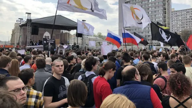 Акция в поддержку Телеграм