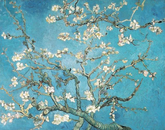 "Almendro en flor", de Vincent van Gogh, 1890.