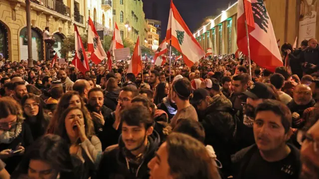 مظاهرات لبنان