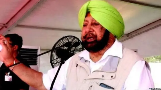 ਪੰਜਾਬ ਦੇ ਮੁੱਖ ਮੰਤਰੀ ਕੈਪਟਨ ਅਮਰਿੰਦਰ ਸਿੰਘ