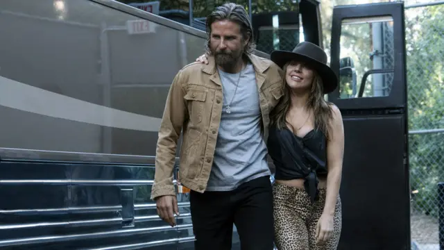 Bradley Cooper and Lady Gaga in A Star Is Born