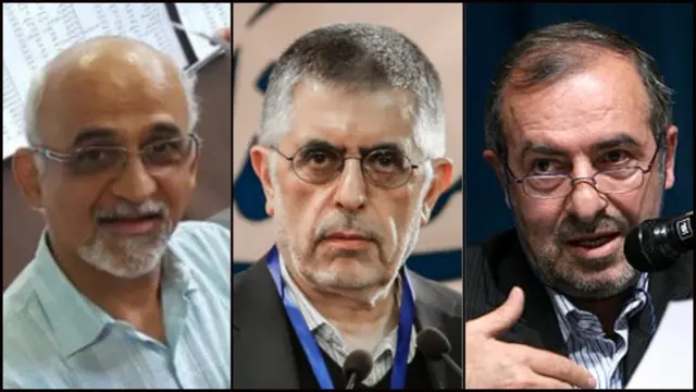 مرتضی الویری (راست) و محسن میردامادی (چپ)، اظهارات غلامحسین کرباسچی را تکذیب کردند