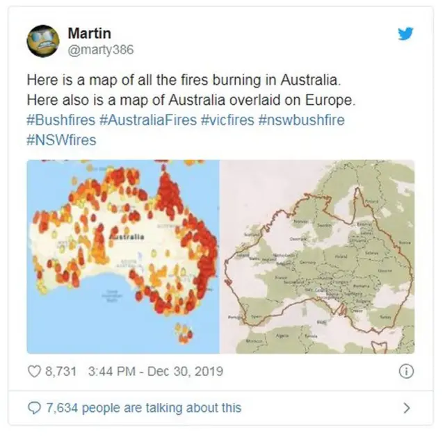 ऑस्ट्रेलियातील वणवा