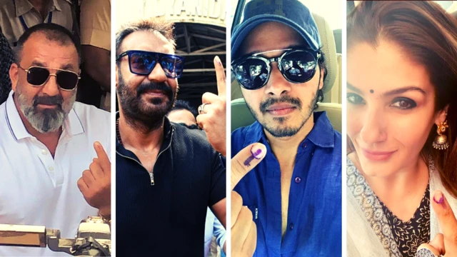 लोकसभा चुनाव 2019: मतदान जारी, बॉलीवुड सितारे निकले वोट करने: LIVE