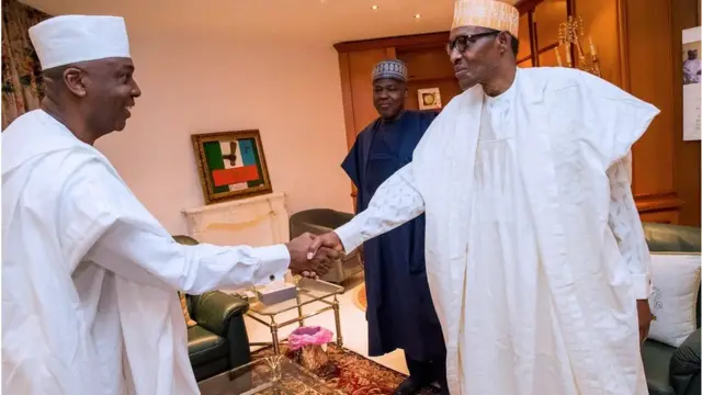 Saraki n ki Buhari