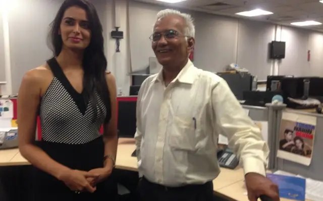 बीबीसी के दफ़्तर में कुंदन शाह