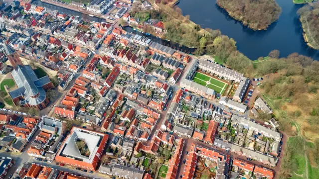 Vista aérea de Naarden