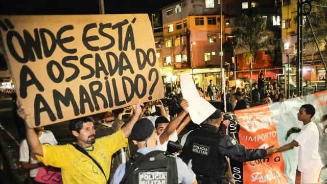 Protesto contra desaparecimento de Amarildo
