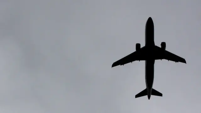 Авиалайнер в небе