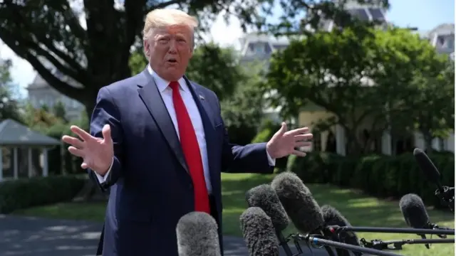 (캡션) 트럼프 대통령