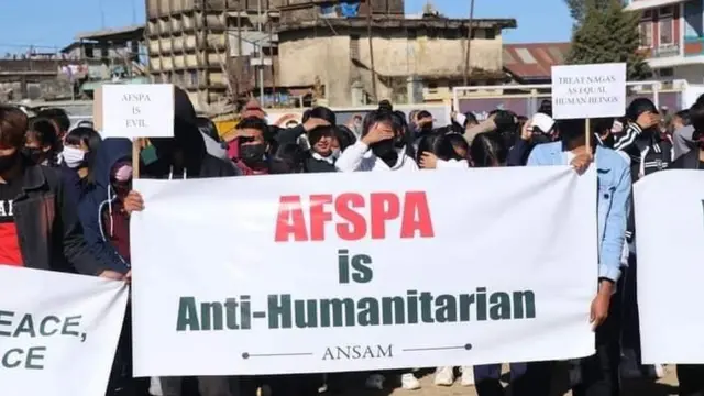 अफ़स्पा क़ानून के विरोध में रैली