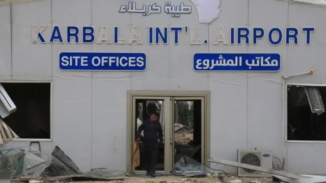 آمریکا روز ۱۳ مارس از جمله فرودگاهی در کربلا را هدف گرفت
