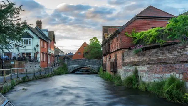 Река Итчен в Винчестере