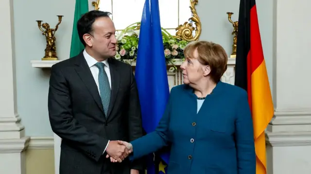 Лео Варадкар, Ангела Меркель