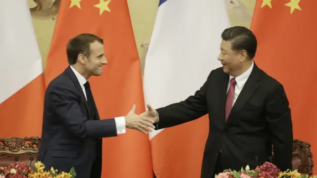马克龙和习近平