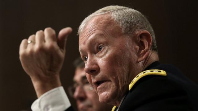 Image shows Ex-Joint Chiefs of Staff Chairman Gen Martin Dempsey
