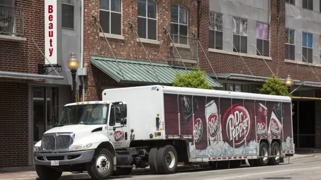 Camión de Dr Pepper