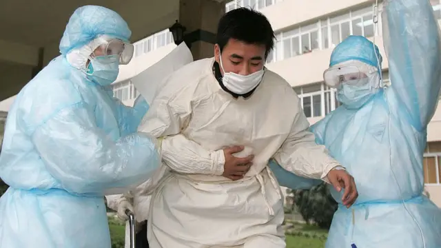 Paciente sendo isolado por médicos na Chinanovibet é boa2003