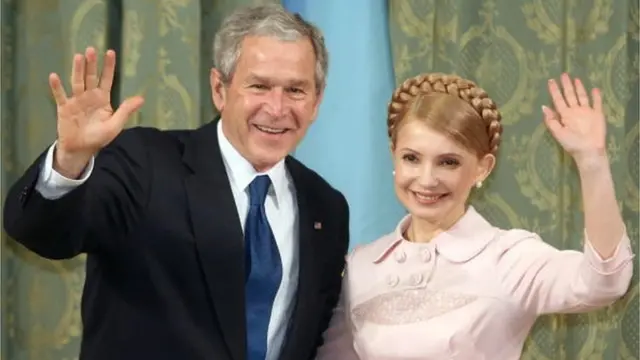 Президент США Джордж Буш молодший завітав до Києва напередодні історичного саміту НАТО у Бухаресті у квітні 2008