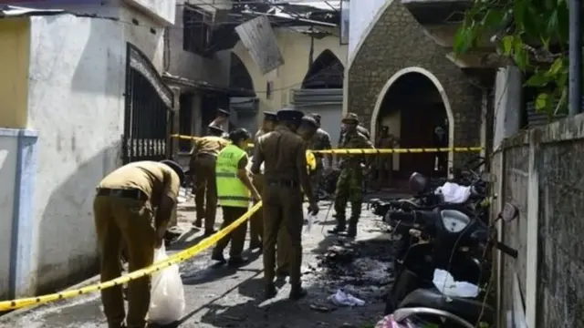 சியோன் தேவாலயத்தில் குண்டுவெடிப்பு நடந்த பிறகு