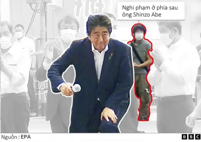 Ông Shinzo Abe chuẩn bị lên phát biểu