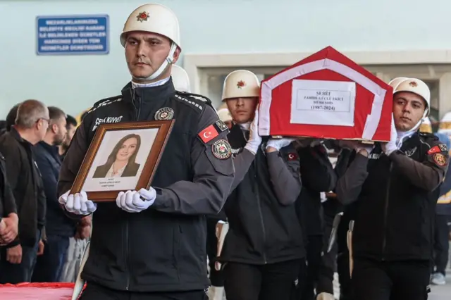 Makine mühendisi Zahide Güçlü'nün cenazesi