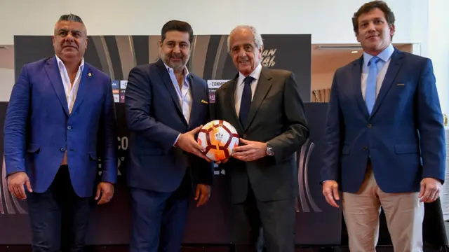Chiqui Tapia, Daniel engelici, Rodolfo D'Onofrio, Alejandro Dominguez