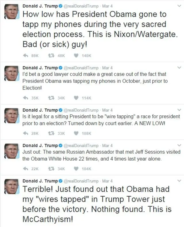 توییتهای ترامپ