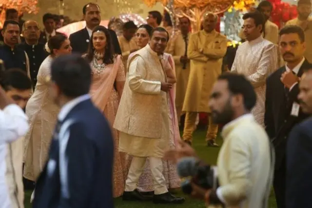 ముకేశ్ కుమార్తె వివాహం