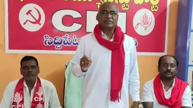 సీపీఐ పార్టీ తెలంగాణ కార్యదర్శి చాడ వెంకటరెడ్డి
