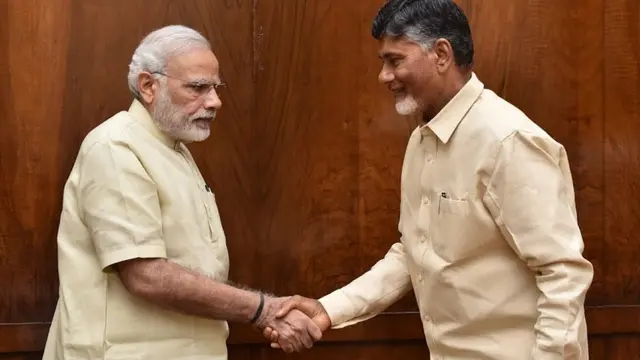 మోదీతో చంద్రబాబు నాయుడు