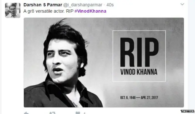 विनोद खन्ना, बॉलिवुड