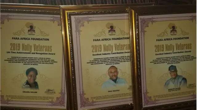 Aworan awọn agba ọjẹ oṣere to gba amiẹyẹ