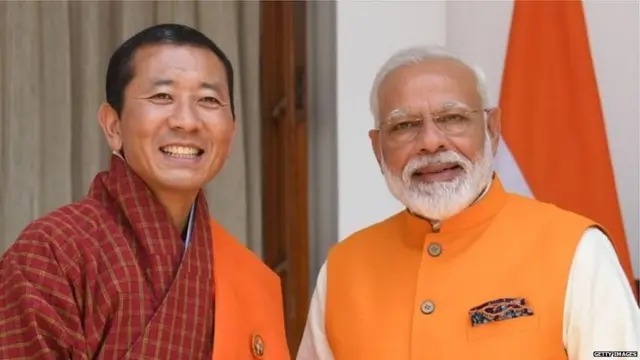 भूटान और भारत के प्रधानमंत्री