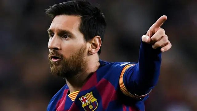 Barcelona's Lionel Messi