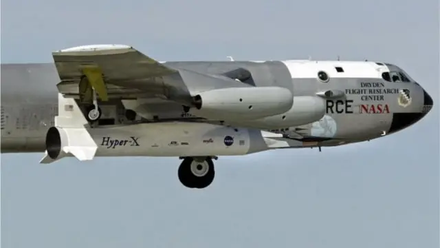 เครื่องบินไฮเปอร์โซนิกไร้คนขับ X-43A ของนาซา เป็นรุ่นที่มีความเร็วสูงสุด (มัค 9.6) ในขณะนี้